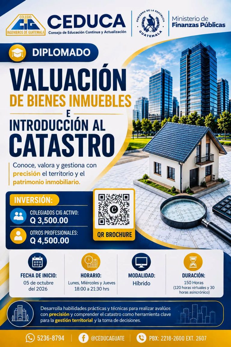 Especialízate en la Valoración de Bienes Inmuebles y el Catastro